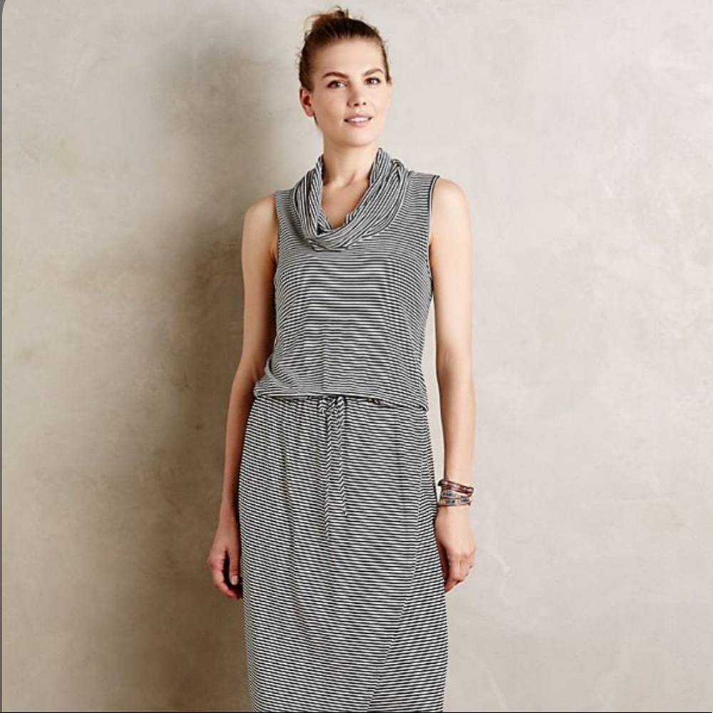 Anthropologie Dolan left coast cowl neck dress